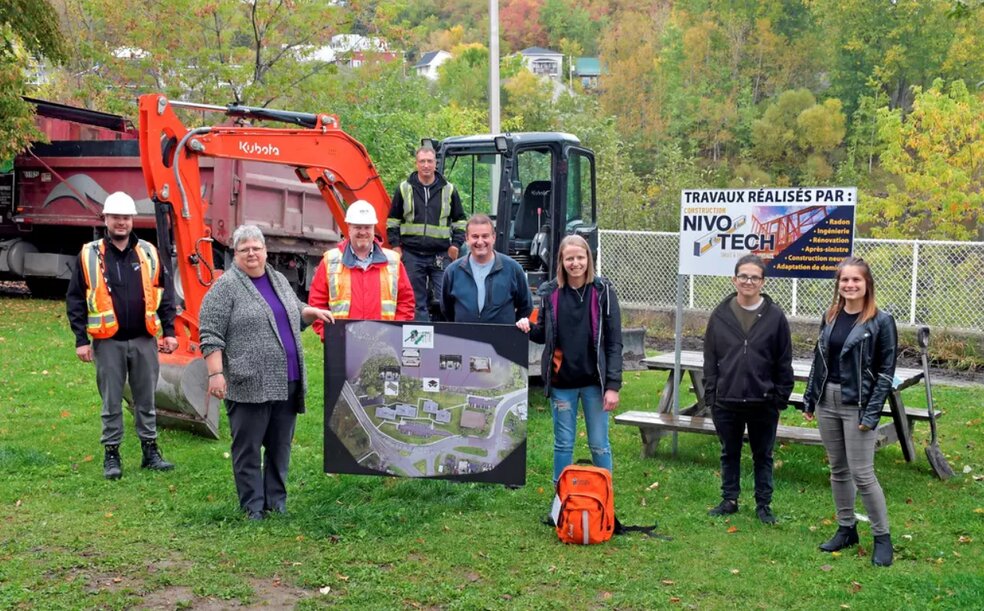 Un nouveau parc réalisé par Nivo-Tech dans le quartier du bassin à Chicoutimi