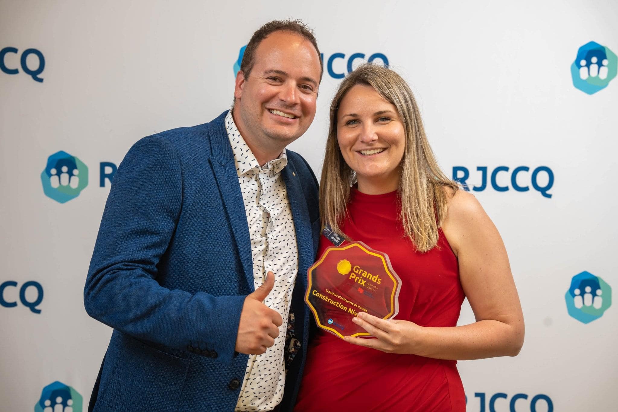 Construction Nivo-Tech remporte le titre de Transfert d&rsquo;entreprise de l&rsquo;année au Gala provincial des Grands Prix de la Relève d&rsquo;affaires 2022 !