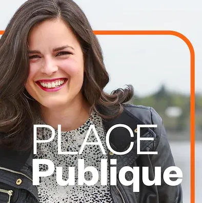 Mélissa en entrevue à l&rsquo;émission Place Publique animée par Catherine Doucet
